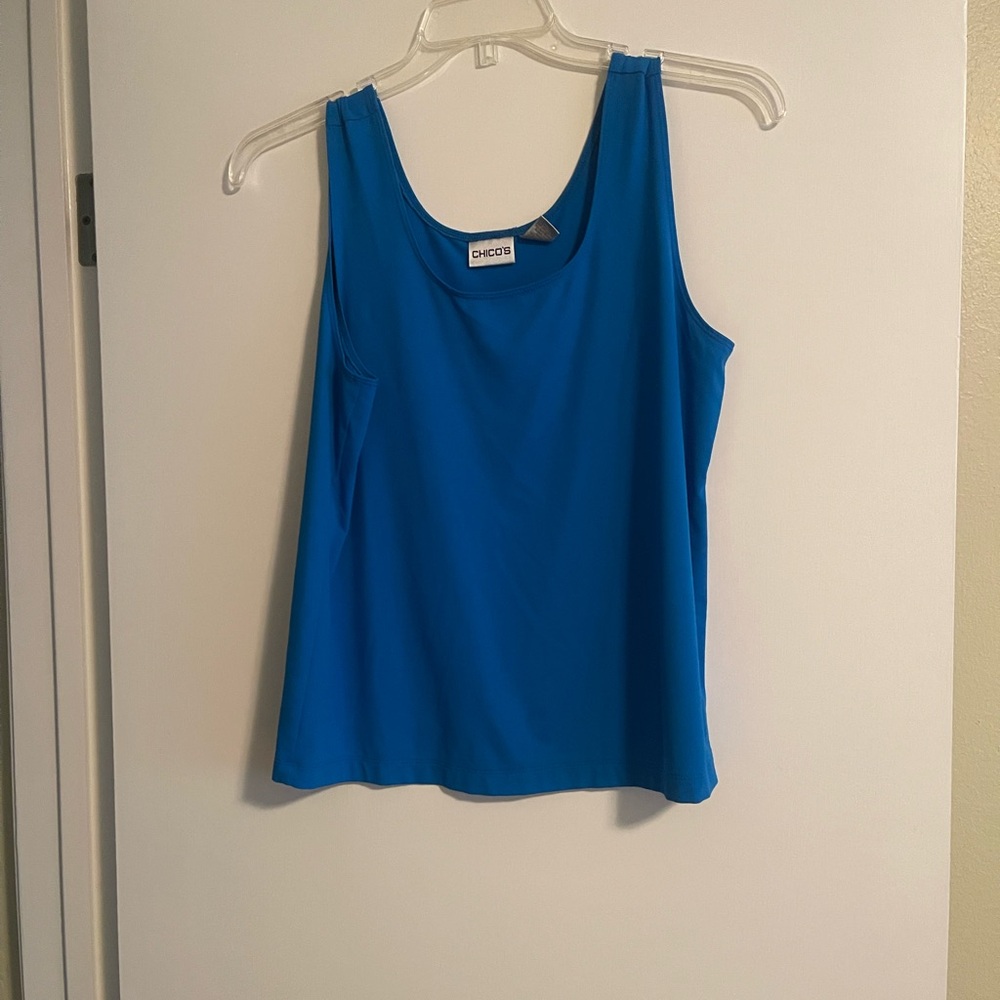 Chico's Bright Blue Sleeveless Tank
